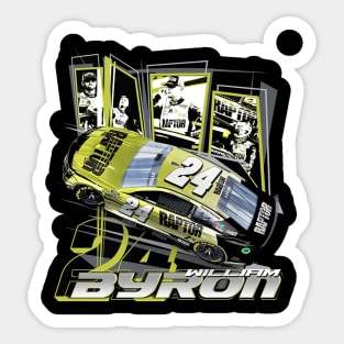 William Byron Black Car Sticker